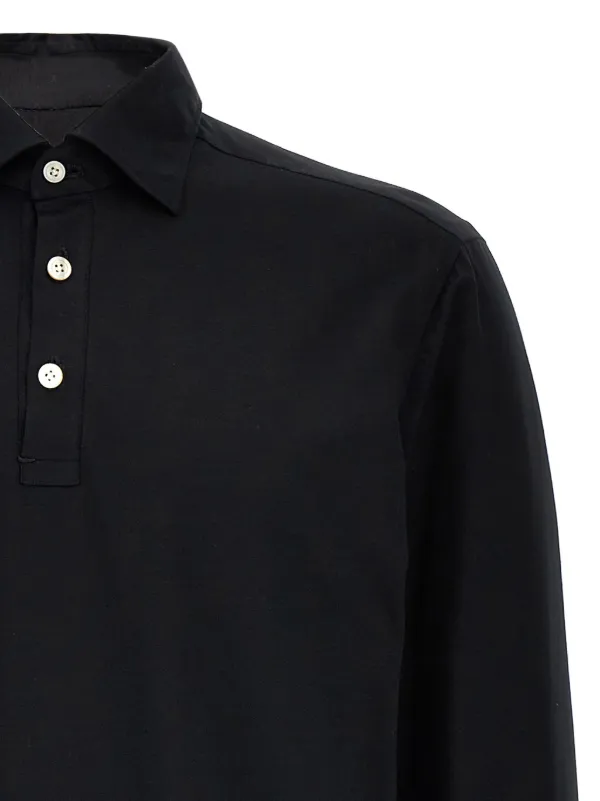 Tシャツ・カットソー Kiton SS25 'Positano' polo shirt (UMCPOSK06R491 300P) Kiton Positano Polo Shirt | Black | FARFETCH JO