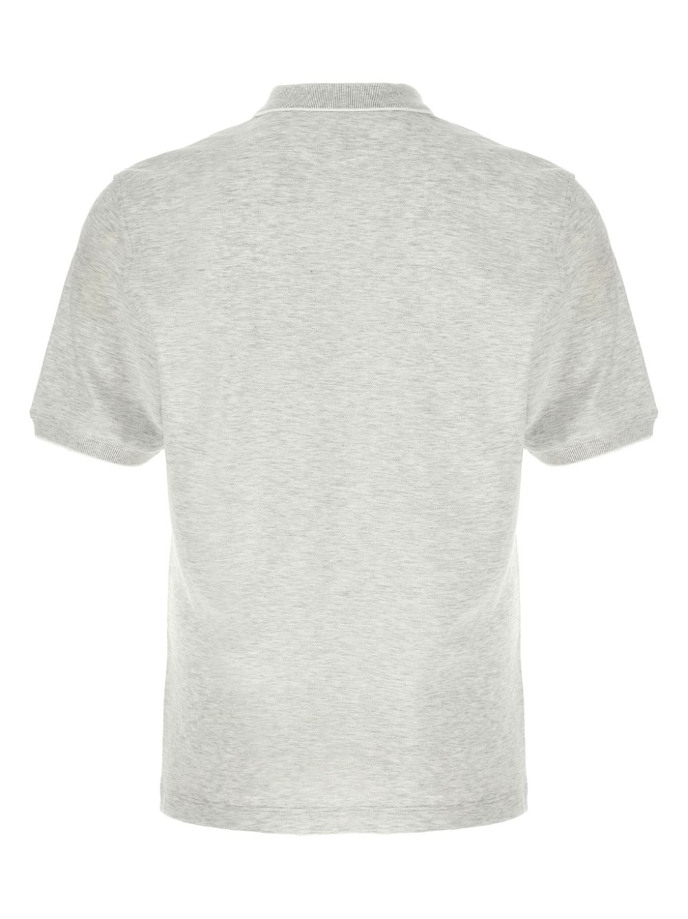 Brunello Cucinelli logo piqué polo shirt - Grey