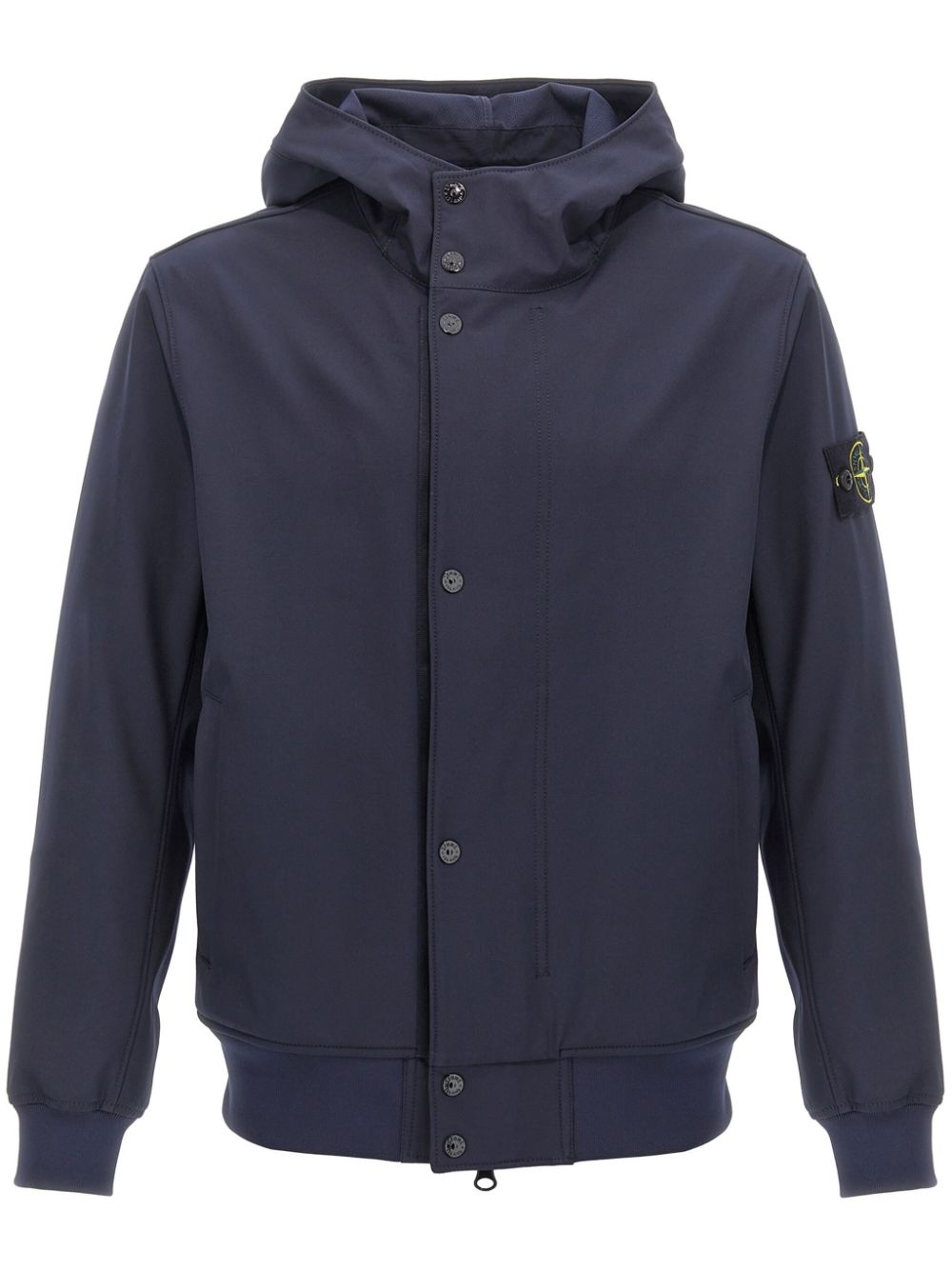 Stone Island Compass-patch windbreaker Blauw