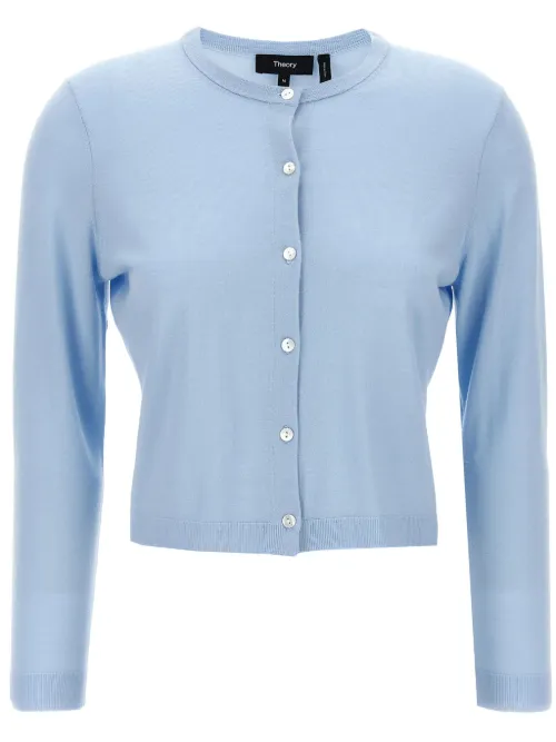 Theory cardigan Crop Cardi S - Bleu - Theory - Modalova