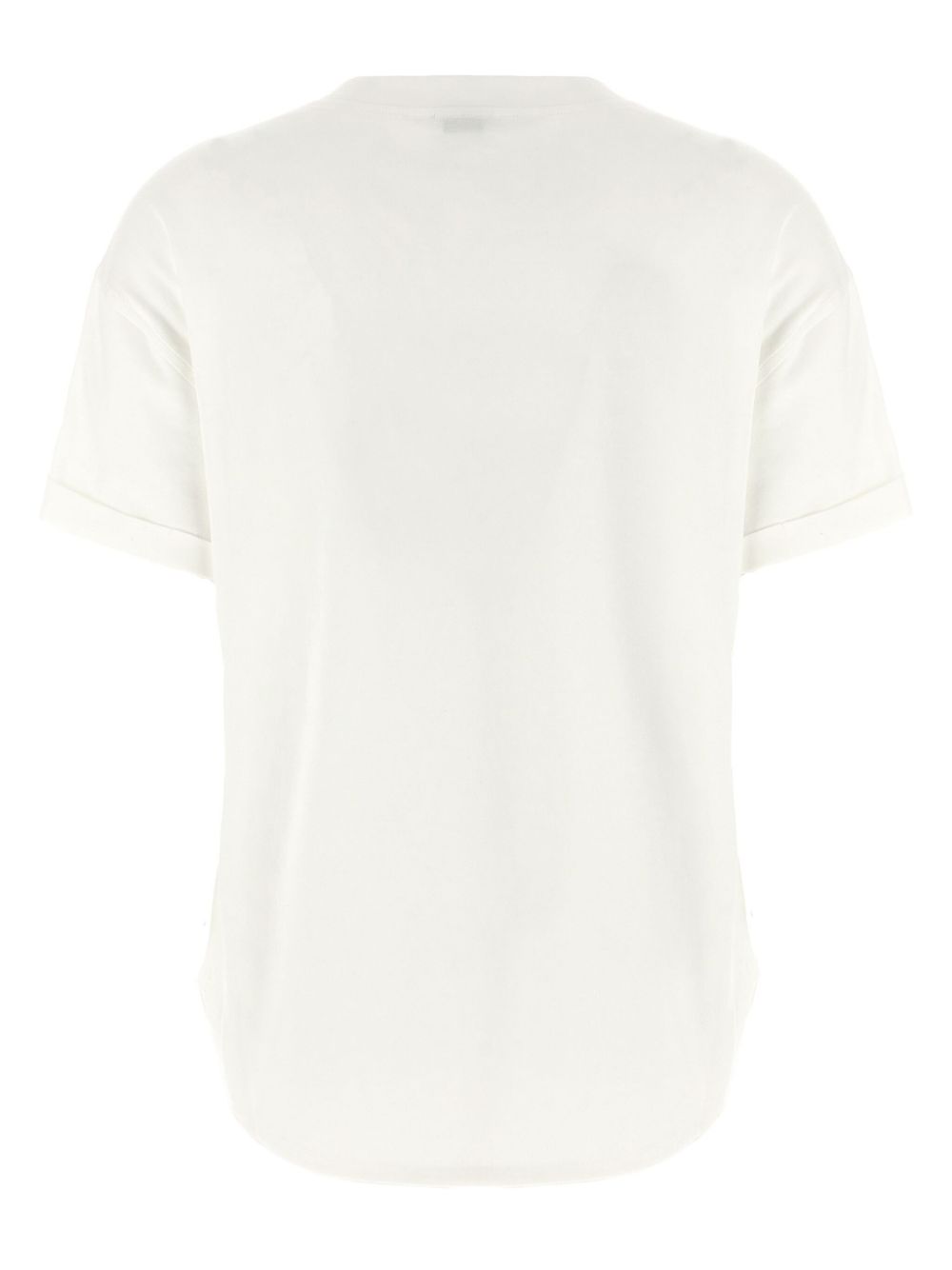 Brunello Cucinelli Monili chain-detail T-shirt - Wit