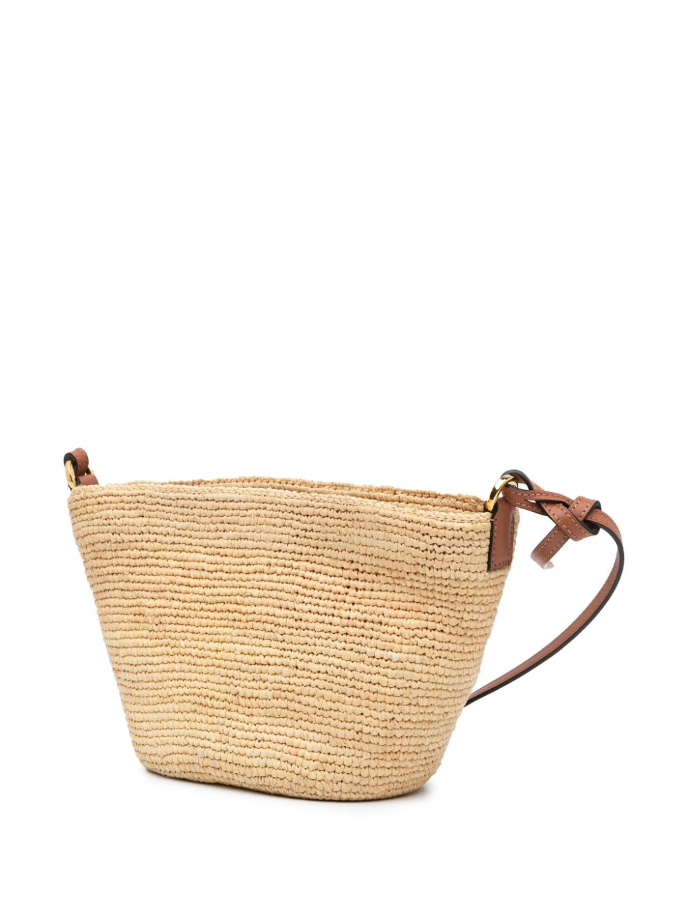 Loewe Pre-Owned 2010-2023 Paula's Ibiza Anagram Raffia Pochette crossbody bag - Bruin