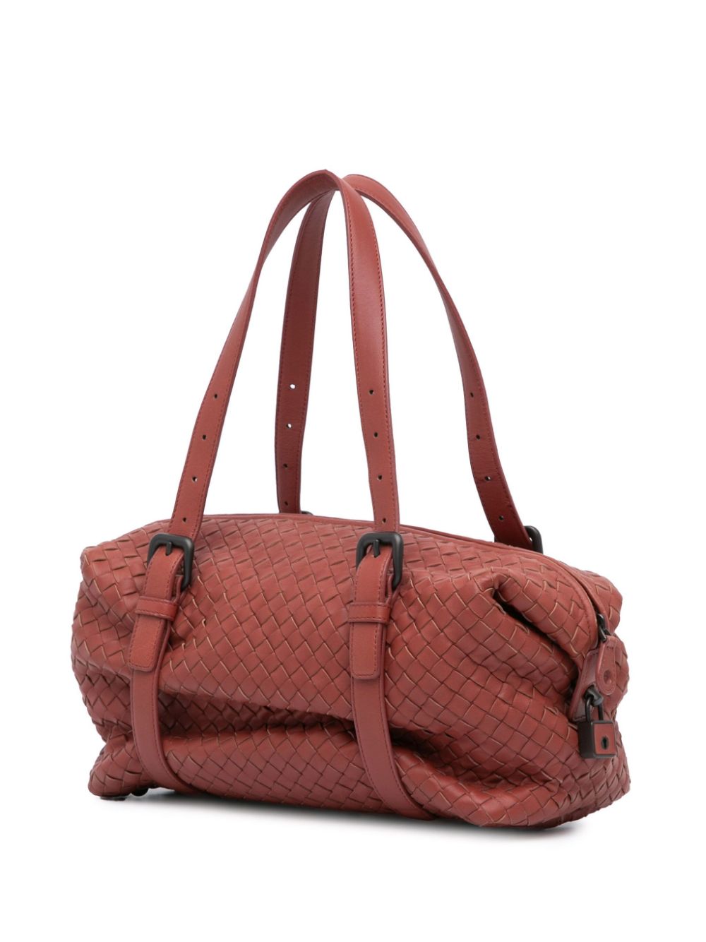 Bottega Veneta Pre-Owned 2012-2024 Nappa Intrecciato Montaigne shoulder bag - Rood