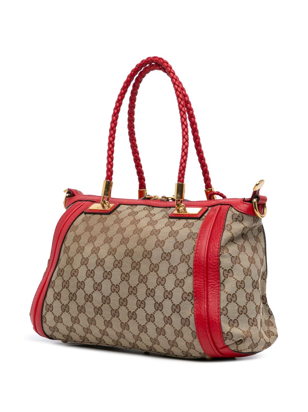 Gucci Pre-Owned 2000-2015 GG Canvas Bella satchel - Bruin