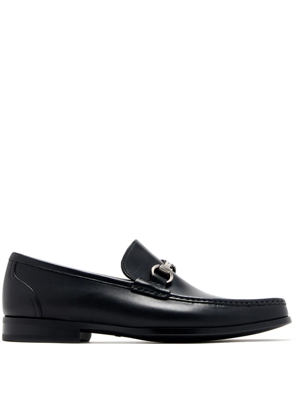 brushed-finish loafers