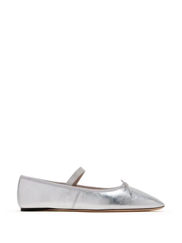 Loeffler Randall Leoni Ballet Flats Silver FARFETCH NZ