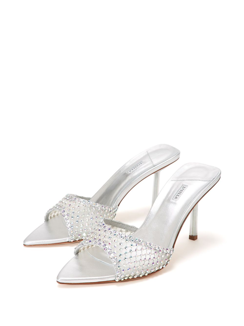 Le Silla 85mm Gilda mules White