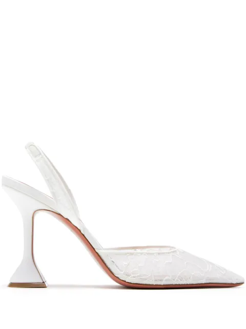 Amina Muaddi 95mm Holli pumps