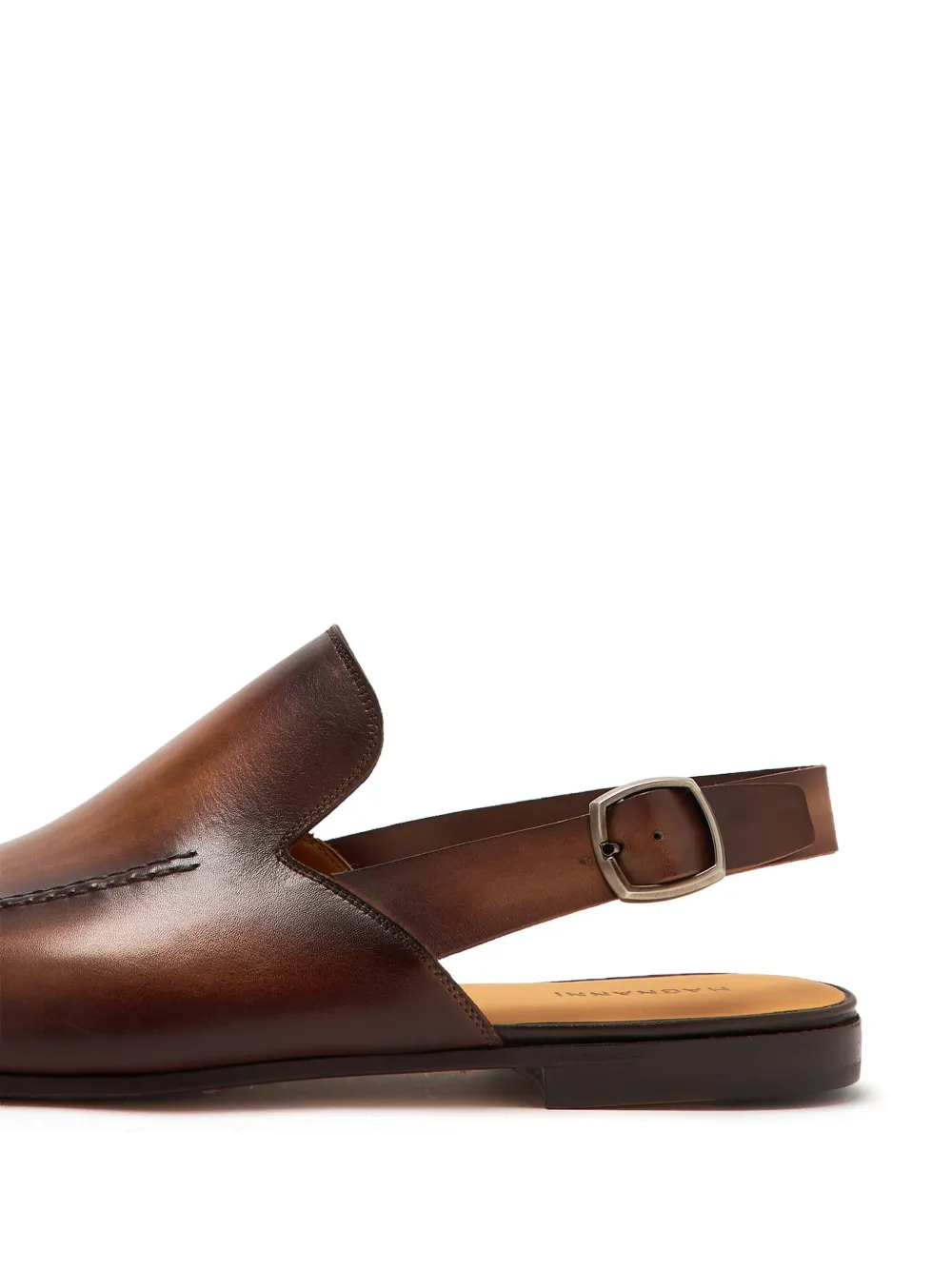 Magnanni leather loafers Brown