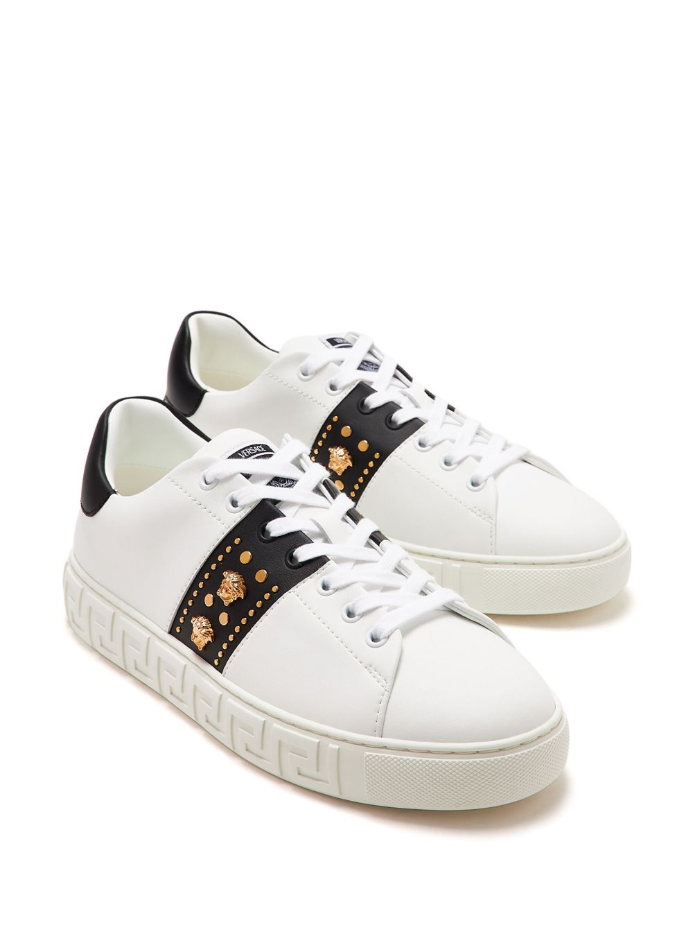 Versace Greca sneakers - Wit