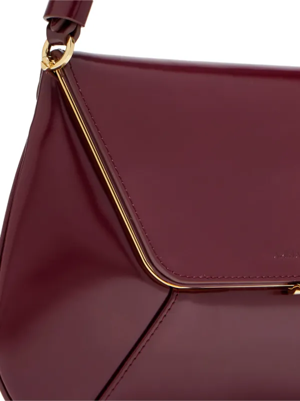 Amina Muaddi Ami Shoulder Bag | Red | FARFETCH