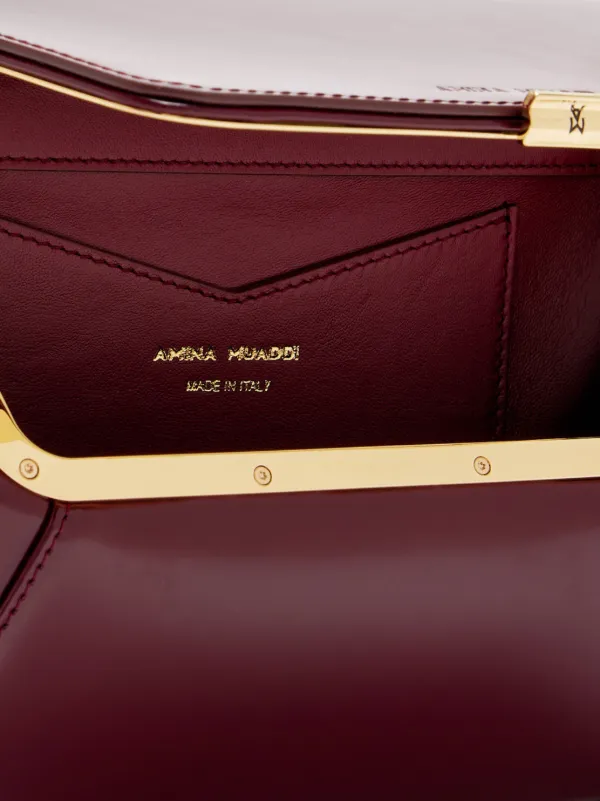 Amina Muaddi Ami Shoulder Bag | Red | FARFETCH