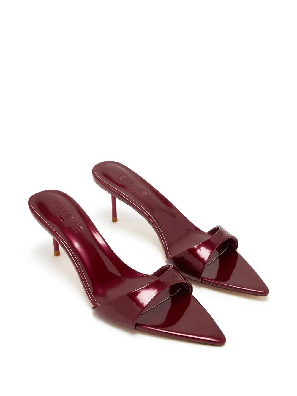 Femme La 55mm Marseille mules - Rood