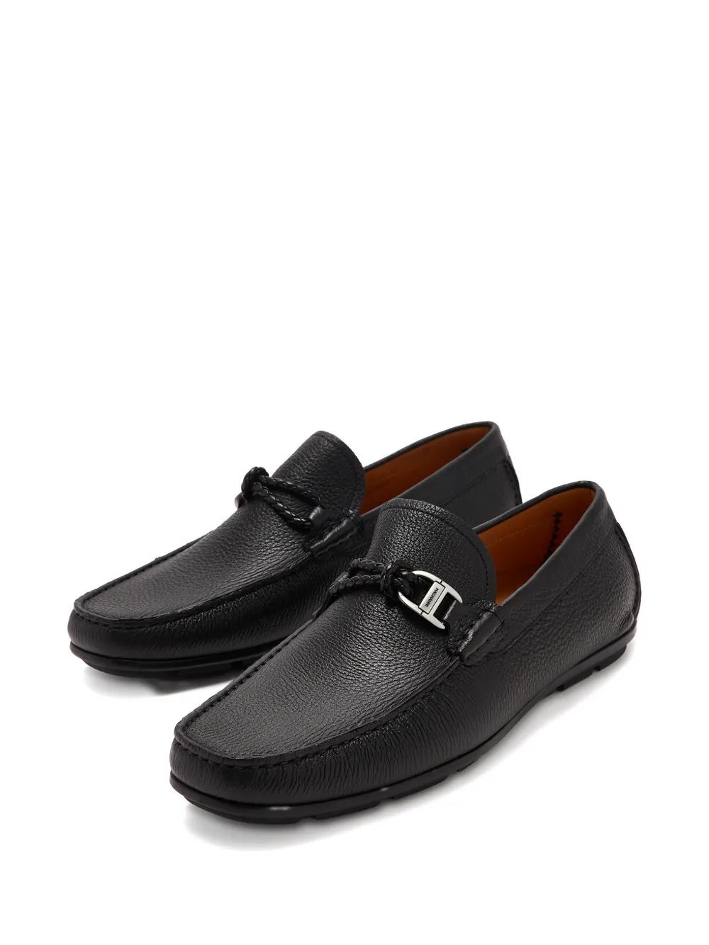 Magnanni Montijo square-toe loafers - Zwart