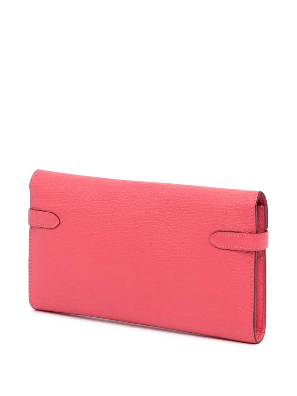 Hermès Pre-Owned 2018 Chevre Mysore Kelly ue Wallet long wallets - Roze