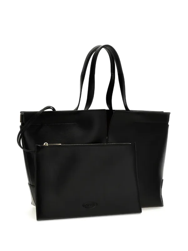 Tod s Di Bag Folio tote bag women Calf Leather One Size Black