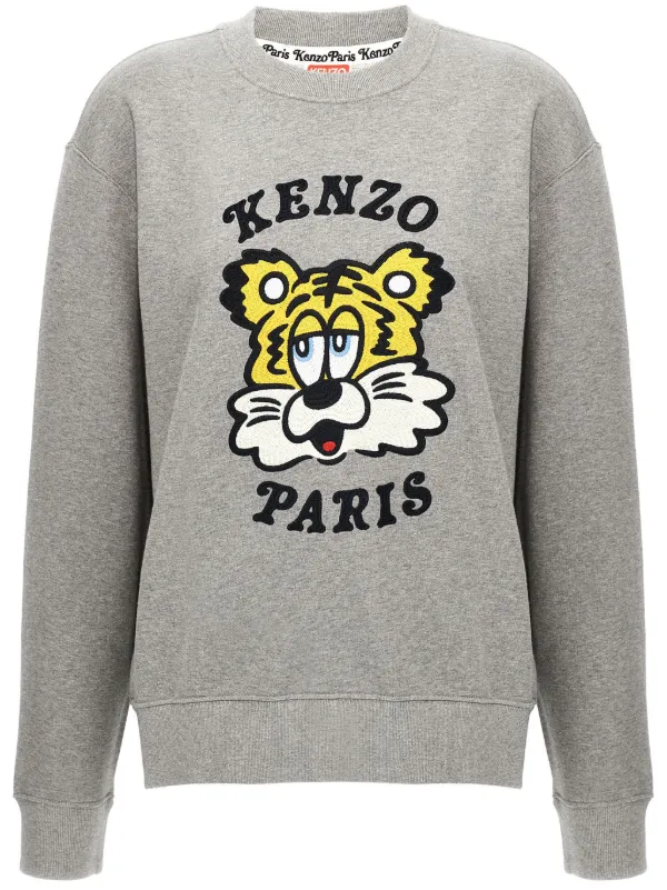 【KENZO】関税込★KENZO×VERDY マーケットスウェットシャツ Kenzo Kenzo Verdy Market スウェットシャツ | グレー | FARFETCH JP