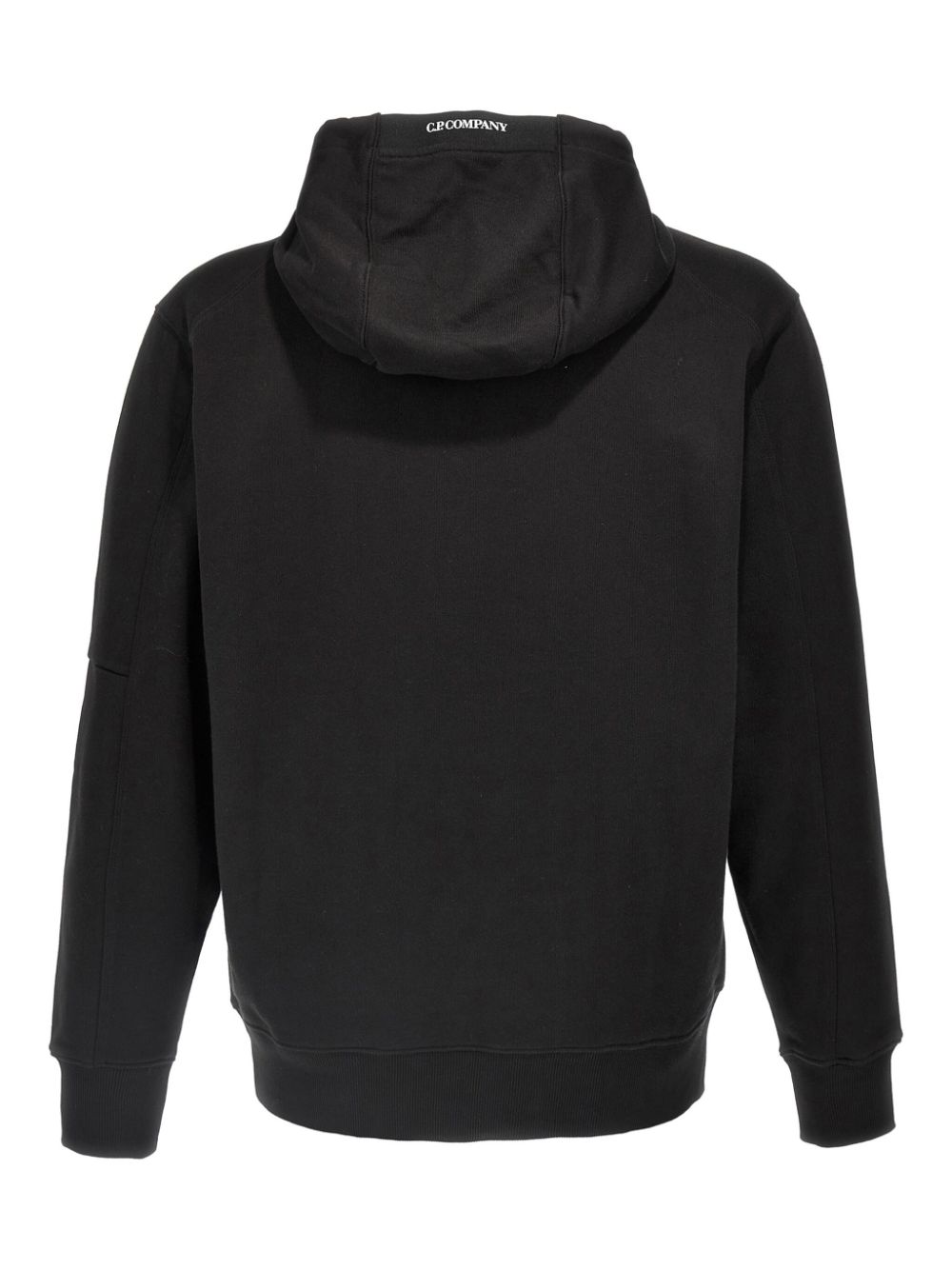 C.P. Company Lens-detail hoodie - Zwart