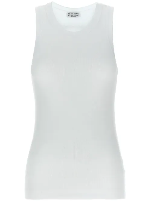 Débardeur à ornements métalliques - Brunello Cucinelli - Modalova