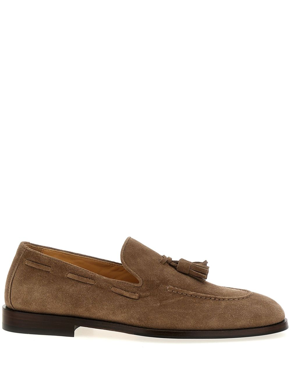 Brunello Cucinelli Suède loafers Bruin