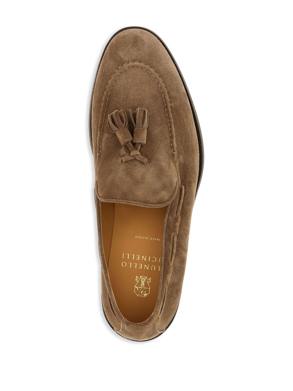 Brunello Cucinelli Suède loafers Bruin