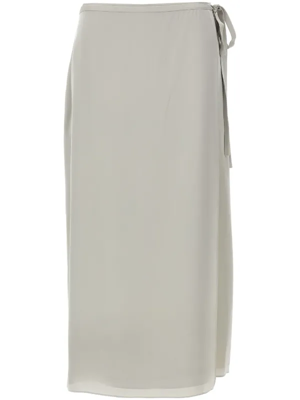 Theory CL Wrap Skirt in Grey