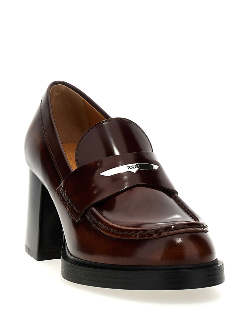 Tod's 65mm leather pumps - Bruin