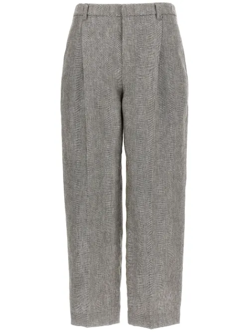 Pantalon ample à design plissé - Brunello Cucinelli - Modalova
