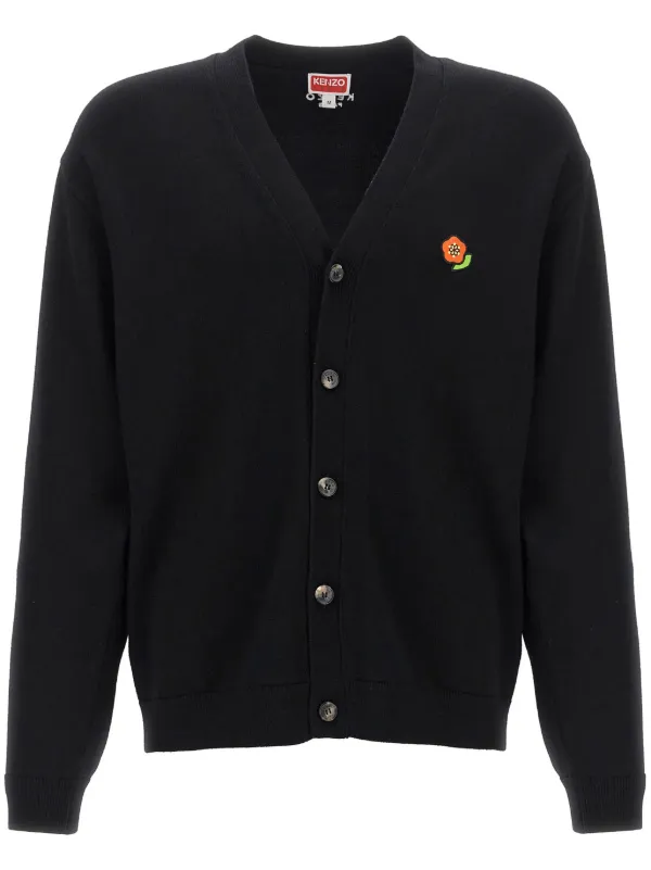 KENZO カーディガン ブラック Kenzo Lucky Tiger カーディガン | ブラック | FARFETCH JP