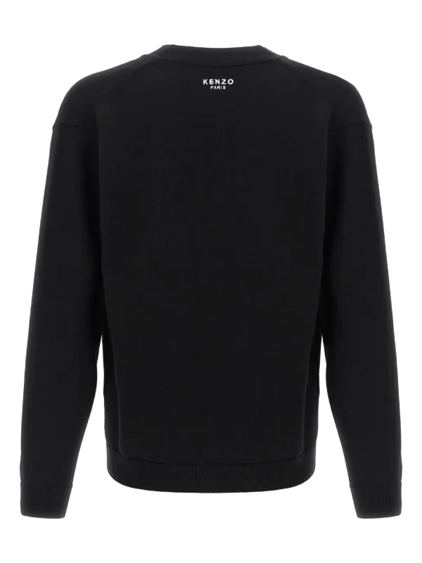 KENZO カーディガン ブラック Kenzo ジップアップ カーディガン | ブラック | FARFETCH JP