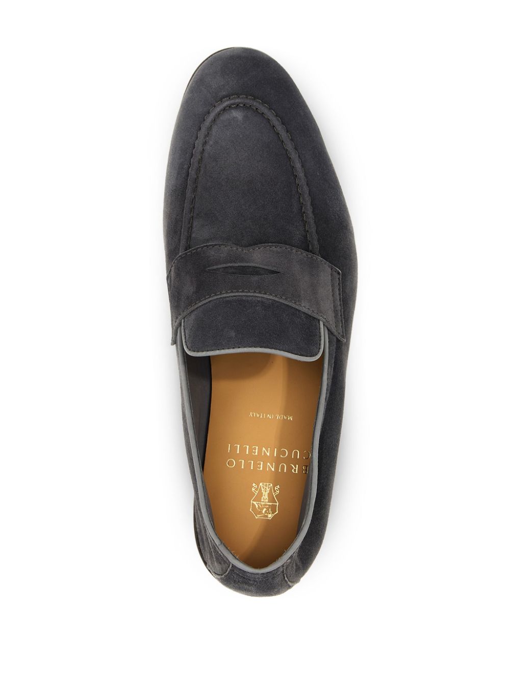 Brunello Cucinelli Suède loafers Grijs