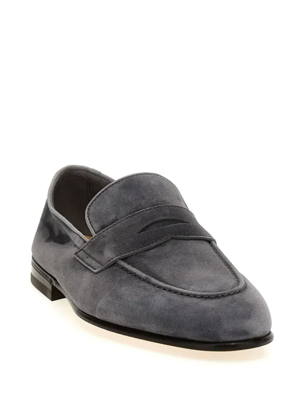 BRUNELLO CUCINELLI スエードローファー 35 Brunello Cucinelli スエード ローファー | グレー | FARFETCH JP