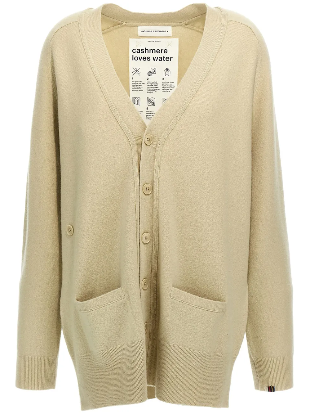 Extreme cashmere Nº117 Desert vest Beige