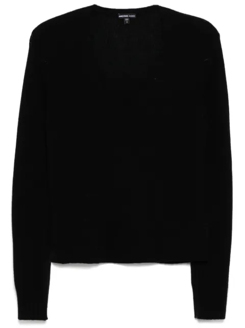 James Perse suéter Soft Featherweight Cashmere Deep V