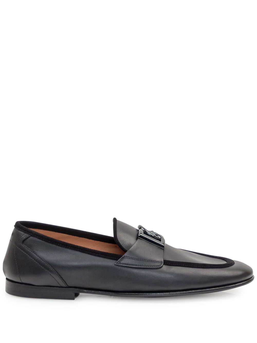 Dolce & Gabbana logo plaque loafers – Black