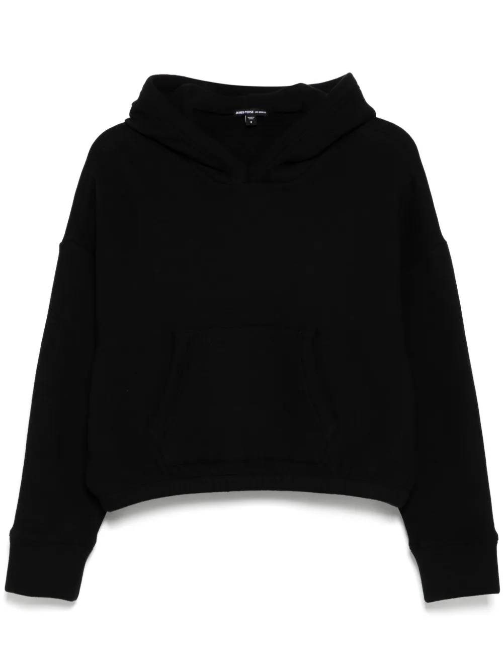 James Perse Cozy sweater met capuchon Zwart