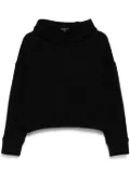 James Perse Cozy Hooded Sweat top - Black