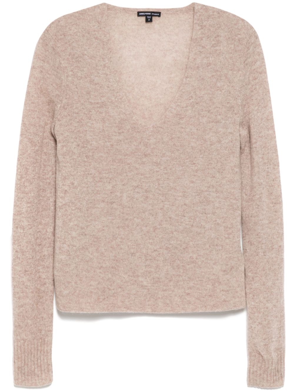 Soft Featherweight Cashmere Deep V sweater