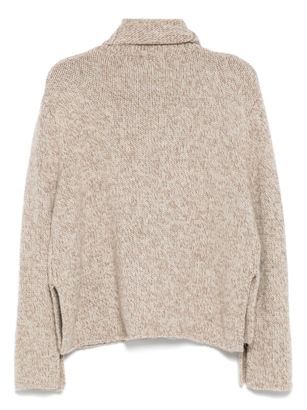 James Perse Pullover van gerecycled kasjmier - Bruin