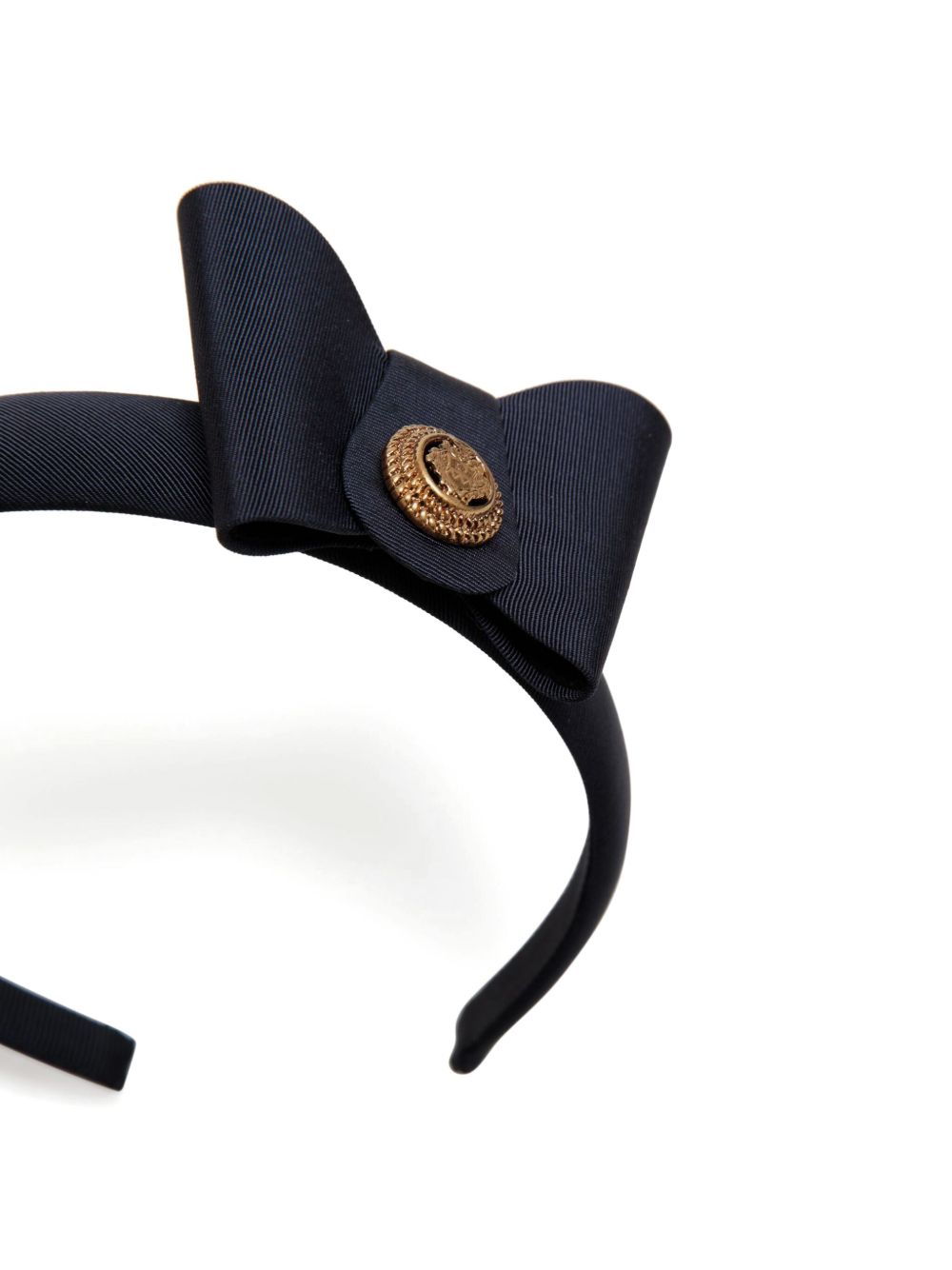 Bally bow-motif headband - Blauw