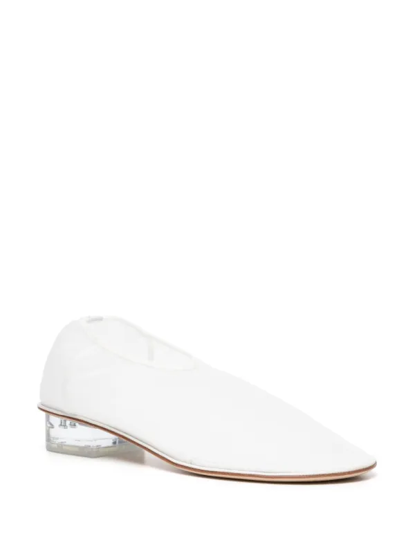 【関税込み】Studio Amelia ホワイト Vestige フラットシューズ Studio Amelia Vestige フラットシューズ | ホワイト | FARFETCH JP