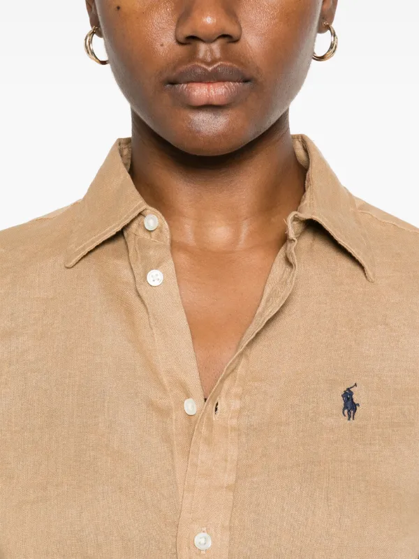 Polo Ralph Lauren Linen Shirt | Neutrals | FARFETCH