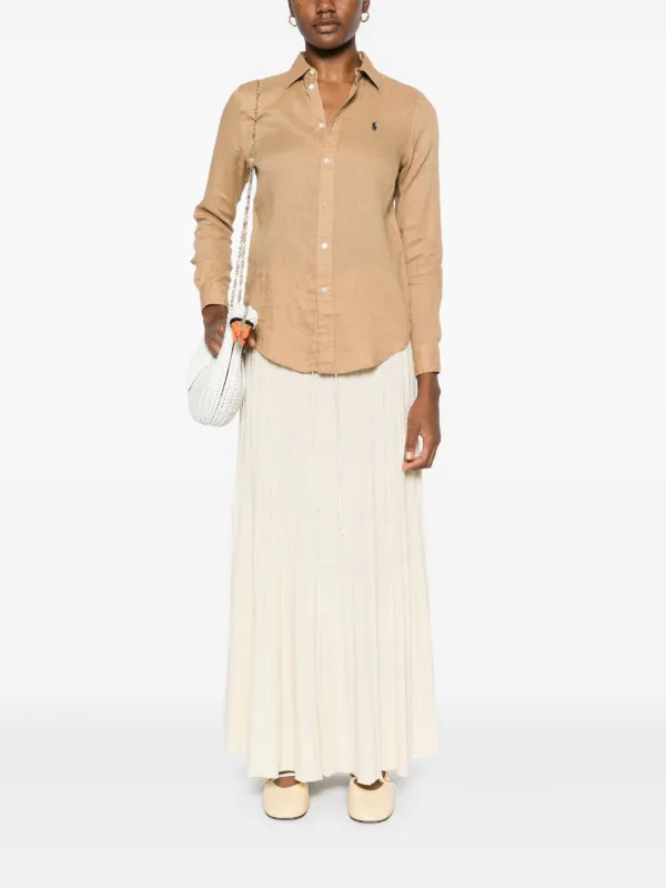 Polo Ralph Lauren Linen Shirt | Neutrals | FARFETCH