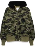 A BATHING APE® graphyic-printed bomber jacket - Green