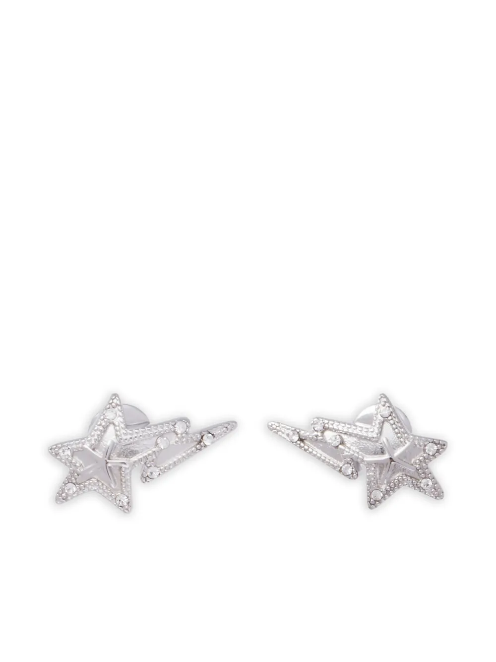 BAPY BY *A BATHING APE® signature Star Bolt motif earrings | Silver | Image 1