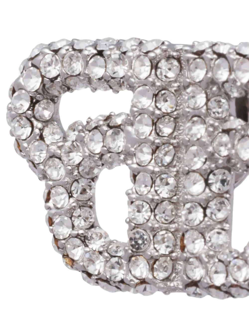 Bapy By *a Bathing Ape® Logo-stud Earrings In Silver