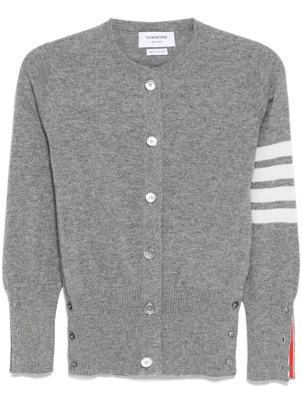 Thom Browne 4-bar stripe cardigan - Grey