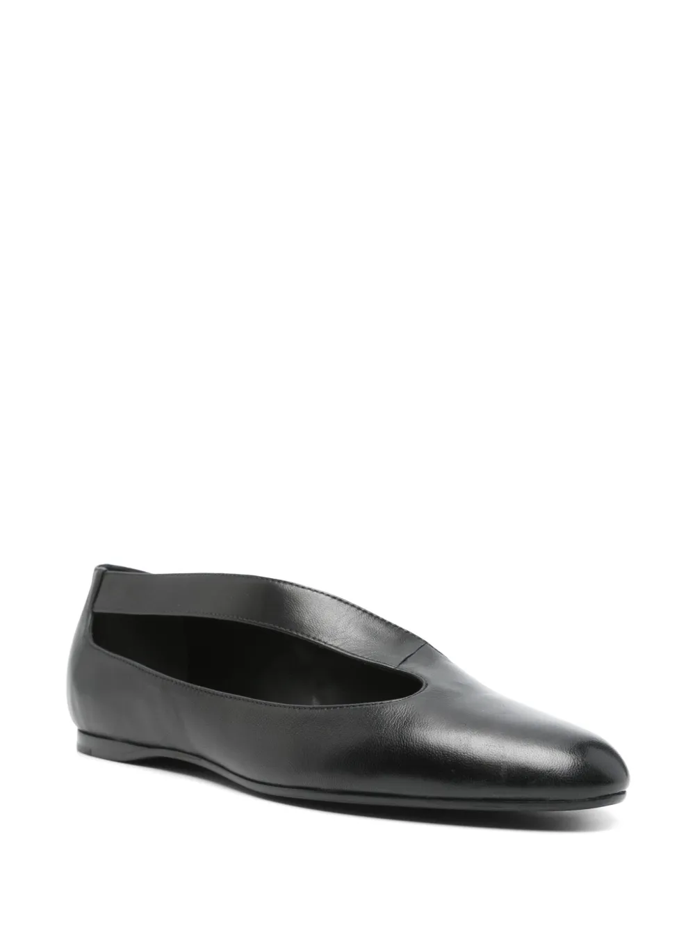 KHAITE Diana ballet flats - Zwart