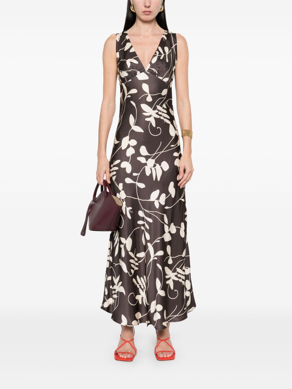 Faithfull the Brand Amiens maxi dress - Brown