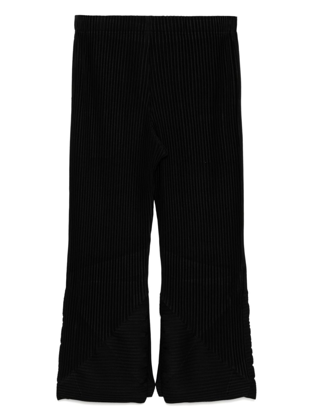 Homme Plissé Issey Miyake Broek met toelopende pijpen - Zwart